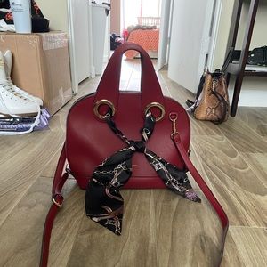 Merlot Nanette Lepore scarf purse